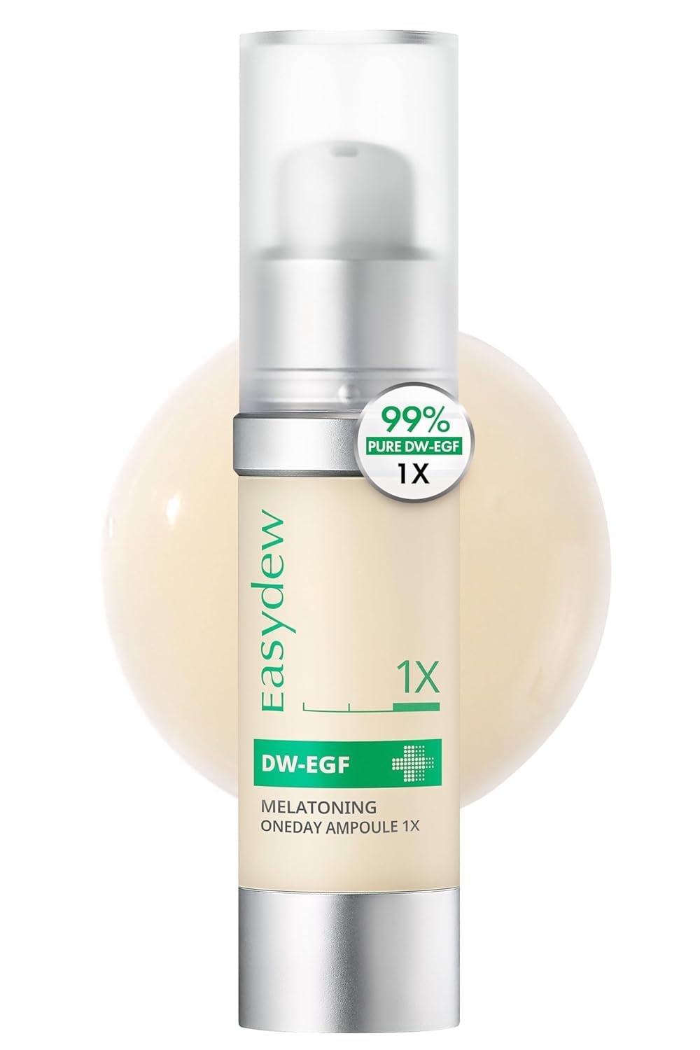Easydew DW-EGF Melatoning, bouteille pompe hermétique pour une application précise.