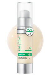 Easydew DW-EGF Melatoning Ampoule, bouteille-pompe hermetique, hydratation ciblée et application sans gaspillage.