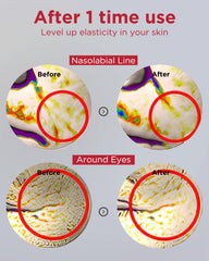 Application visage EASYDEW DW-EGF Pressome après nettoyage, peau lumineuse.