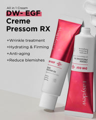 Texture soyeuse d EASYDEW DW-EGF Pressome Cream pour une application facile.