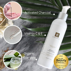Eavara aloé vera lavage visage: apaisement et hydratation légère.