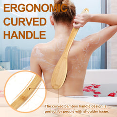 Brosse Eaxun avec manche antidérapante en corde de coton.