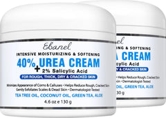 Ebanel Crème Urée 40% pour pieds, hydratation intense et barrière protectrice.