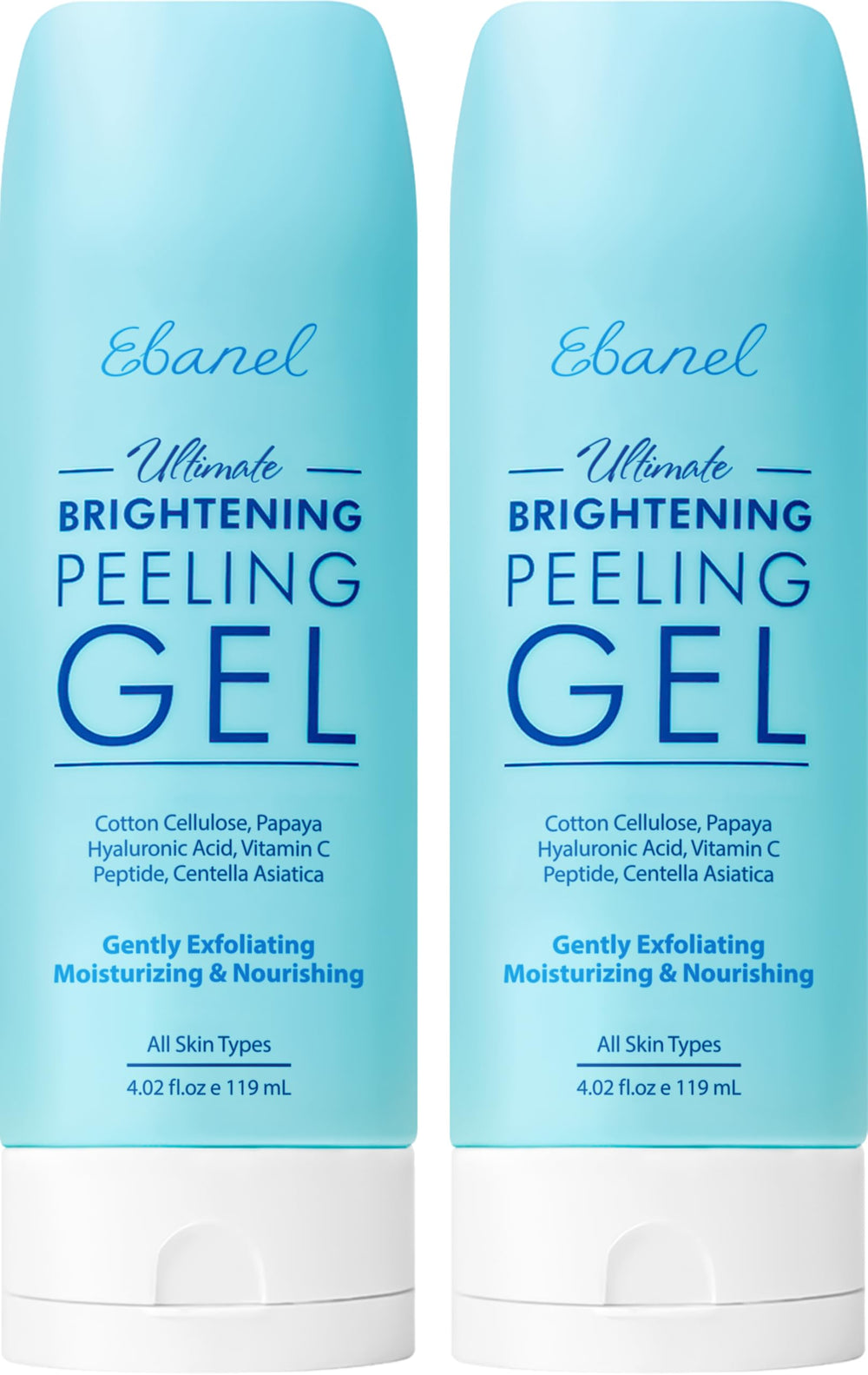 Ebanel gel gommant image montrant texture lisse et cellulose de coton pour exfoliation douce