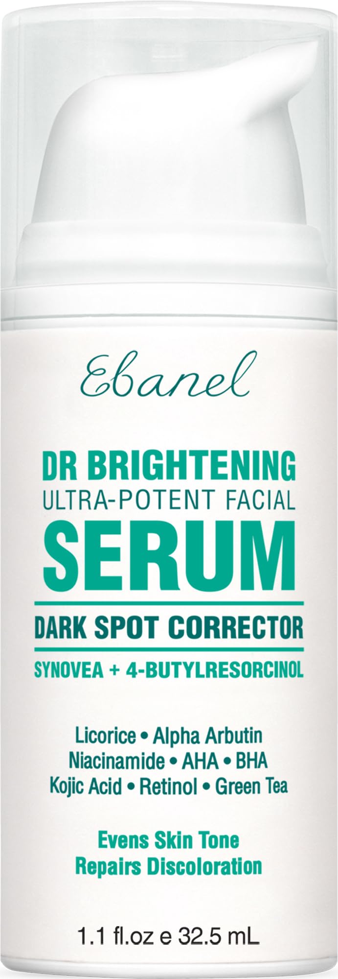Ebanel Sérum taches Visage et Corps – Bouteille prête à éclaircir le teint et uniformiser la peau.