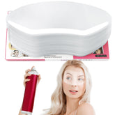 Visière EBANKU jetable pour visage et yeux, protection efficace lors des soins coiffure.