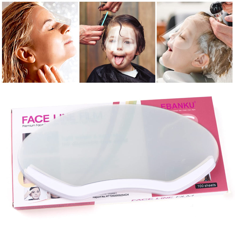 EBANKU visière jetable pour microblading, légère et transparente, protège pendant les procédures.