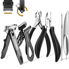 Le kit EBEWANLI kit-coupe-ongles-podologue est pratique pour les ongles épais.