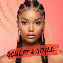 Application du gel EBIN NEW YORK sur cheveux, coiffage net sans résidu.