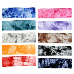 Bandeau EBOOT violet Tie-Dye léger et respirant pour le yoga