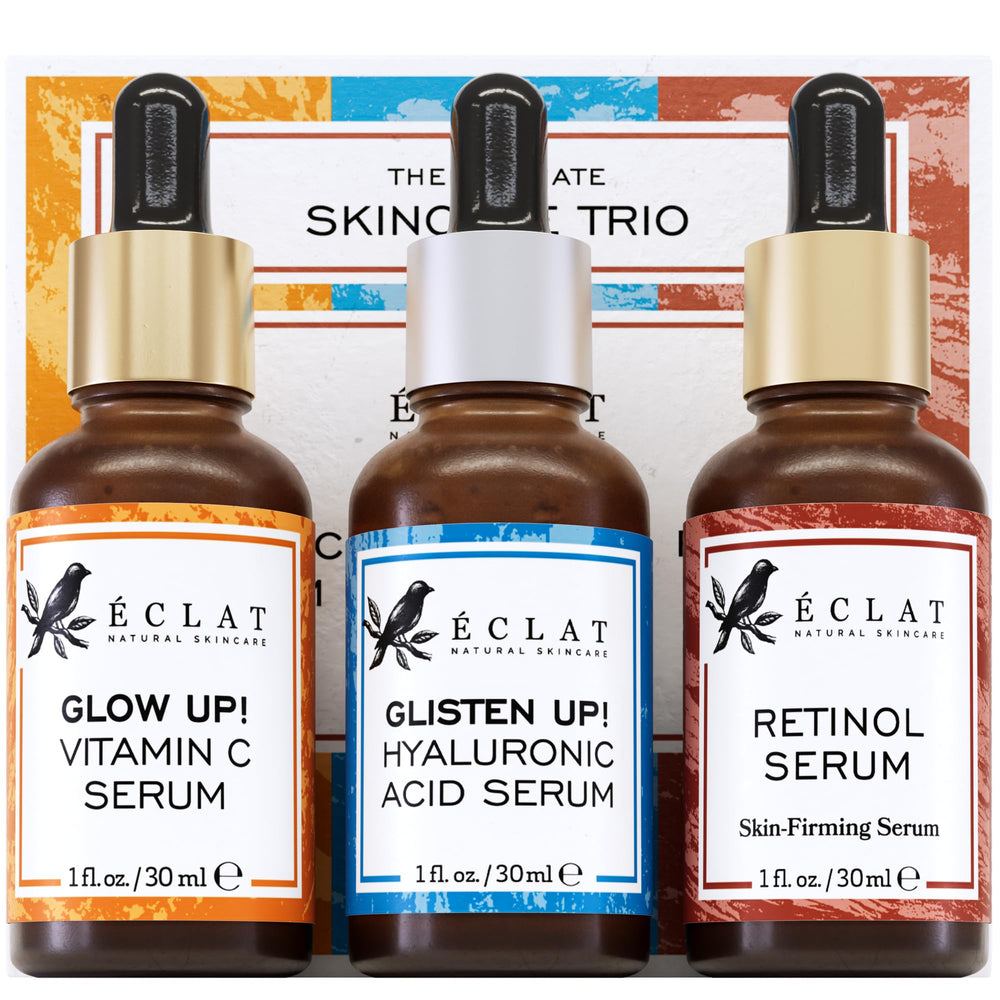 Sérum vitamine C Eclat Skincare en bouteille pour un éclat lumineux.
