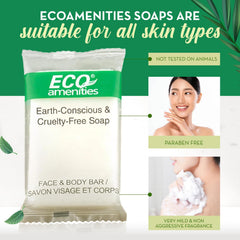 Savon ECO amenities format compact idéal pour bagage cabine