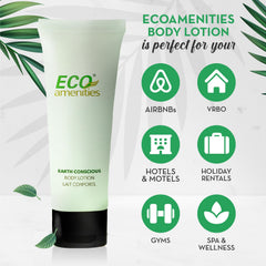 Lotion ECO amenities en tube 30 ml, étanche, idéale en déplacement.