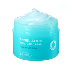 BEYOND Angel Aqua Crème hydratante en bouteille pour une hydratation rapide et légère.
