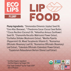 Emballage écologique Eco Lips, produit sans cruauté ni toxines.