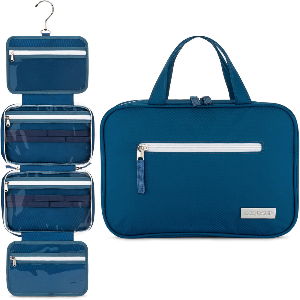 Eco Sun sac de toilette suspendu pour voyage, organise les essentiels.