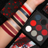 Palette ecofavor ombres rouges gothiques pour un regard nocturne intense