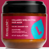 ECOLCHIPRO Masque Collagène – bouteille 550 ml, soin profond nourrissant pour cheveux.