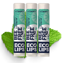 Baume lèvres Sweet Mint Eco Lips en tube, hydratation douce et fraîche.