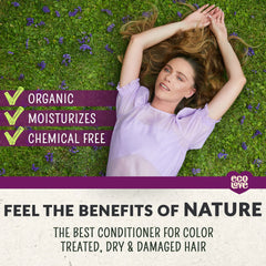 ecoLove après-shampooing cheveux secs douceur: réduit les frisottis