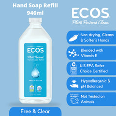 ECOS Bulles douces: recharge visible, offre une mousse riche et agréable.