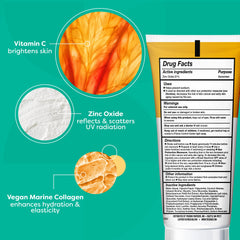 TruSkin avec vitamine C et collagène végétal pour l éclat du teint.