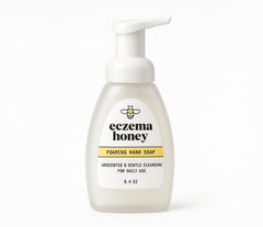 ECZEMA HONEY – Bouteille savon moussant pour les mains, nettoyage doux et nourrissant.