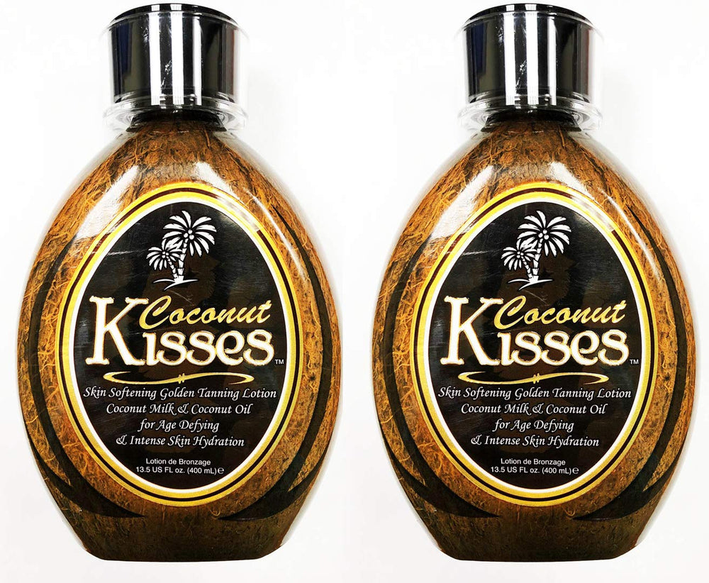 ED HARDY Coconut Kisses flacon bronzant, hydratation profonde pour un bronzage durable.