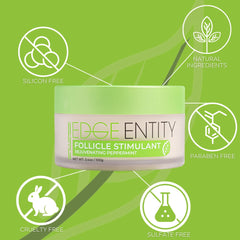 Edge Entity menthe-raffraichissante cuir-chevelu: sensation fraîche durable.