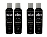 Edge Gel de rasage Ultra Sensible, pack de 4 bouteilles, hydratation durable.