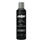 Edge gel de rasage Ultra Sensible sans parfum, bouteille prête pour peau sensible.