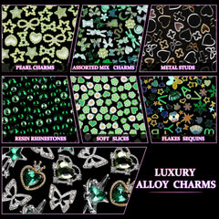 EditTime perles plates et strass, 100 pièces pour finitions soignées.
