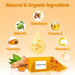 Edottbag savon citron-curcuma corps: nettoyage en douceur et fraîcheur du corps