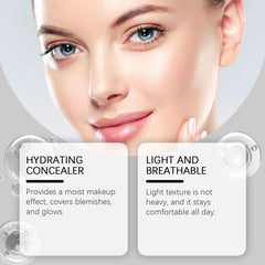 Tenue longue du correcteur EELHOE sur le contour des yeux.