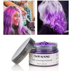 Texture soyeuse de la cire violette EFLY pour un look modulable