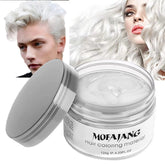 EFLY Hair Wax Blanc Bouteille: coloration temporaire pratique et facile à rincer.