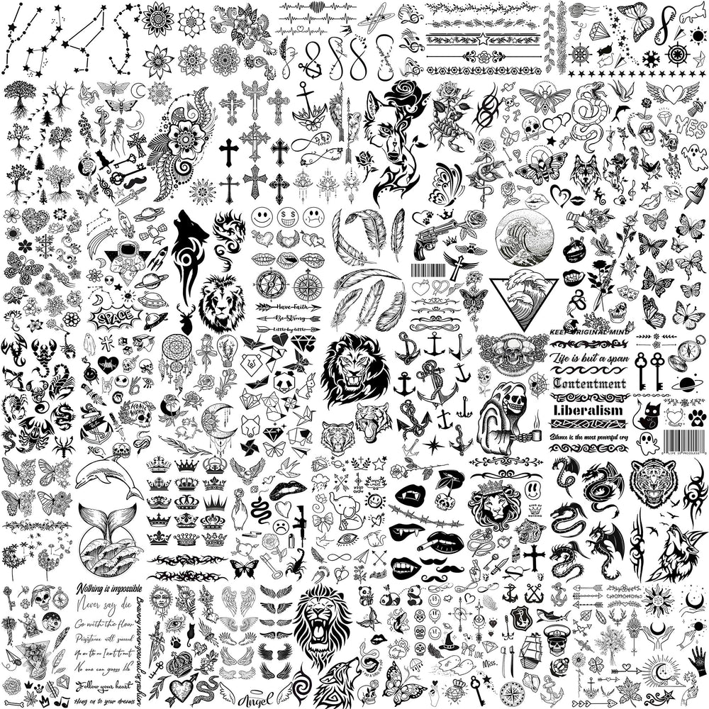 EGMBGM tatouage papillon – motif coloré idéal pour le bras ou le cou