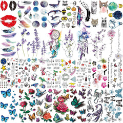 Les tatouages EGMBGM attrape-reves plume affichent une allure bohème durable.