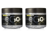 EGO Hair Gel Black bottle (450ml) with strong hold for defined styles.