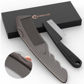 ÉHBELIF ensemble peigne pellicules et boîte élégante, soin capillaire pratique.