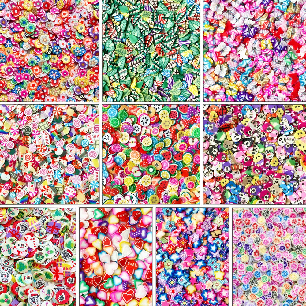 EHOPE tranches fruits mix pour ongles, faciles à poser et décorations variées.
