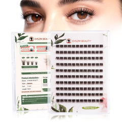EHSZM BEAUTY – Groupes cils 8 mm, courbure C naturelle pour un regard discret.