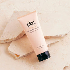 Eight Saints Gel Visage Argile Rose texture nettoyante quotidienne.