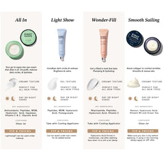 Eight Saints Crème contour des yeux, ingrédients naturels comme aloe et vitamine C.
