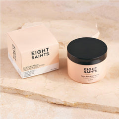 Huile coco et vitamine E présentes, soin nourrissant Eight Saints.
