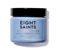 Eight Saints Zen Out, fibres-bambou-exfoliantes-visage, exfolie en douceur