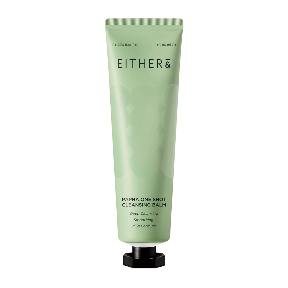 Eitherpapha baume fondant, texture beurre fondant pour démaquillage en douceur.