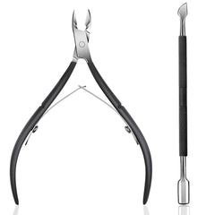 Ejiubas coupe-cuticule avec poignée ergonomique pour un maniement précis.