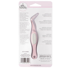 Pinces EK Tools roses, revêtement antiadhésif facilitant la prise d'autocollants.