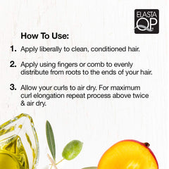 Elasta QP 2-strand twists with glaze show enhanced definition and reduced frizz.